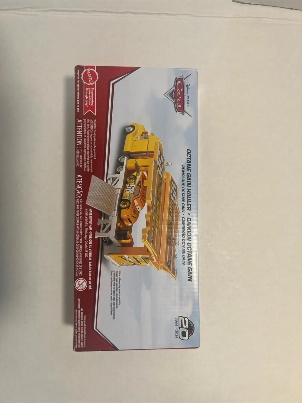 Octane Gain 98 Yellow Transport Truck Toy - Kids Vehicles